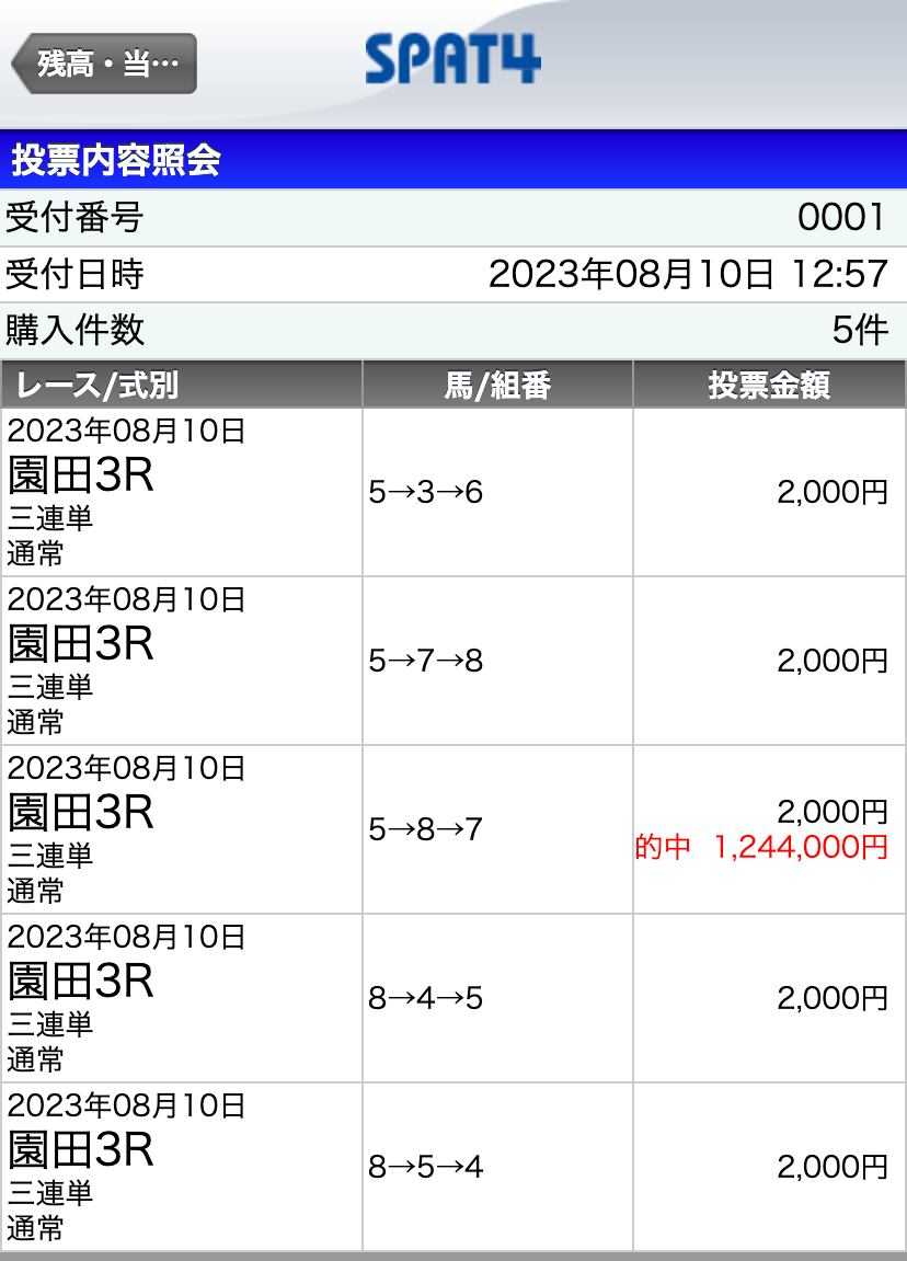 競馬　初心者　馬券　競馬エース　的中